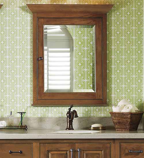 Lynville Mirror Cherry Species with Sage Staining with Onyx Glazing